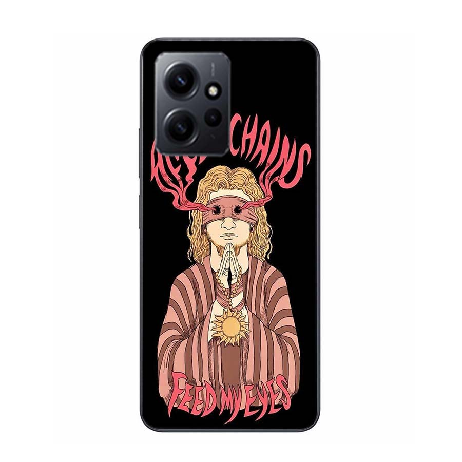 Rock Band Alice In Chains Phone Case For Redmi 12 13C 12C 15C 9 10 10C Note 13 Pro Plus 14 15 Pro 9T 9C 9A TPU Soft Cover Clear