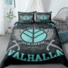 Bedding Set King Queen Double Full Twin Single Size Mythology Symbols Runes Bed Linen Set