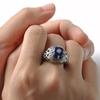 925 Silver Movie "The Vampire Diaries"Caroline Forbes Ring Klaus Daylight Elena Sunshine Lapis Tyler