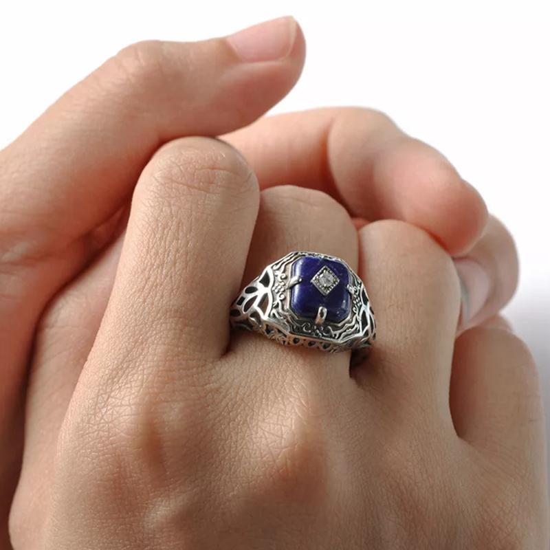 925 Silver Movie "The Vampire Diaries"Caroline Forbes Ring Klaus Daylight Elena Sunshine Lapis Tyler