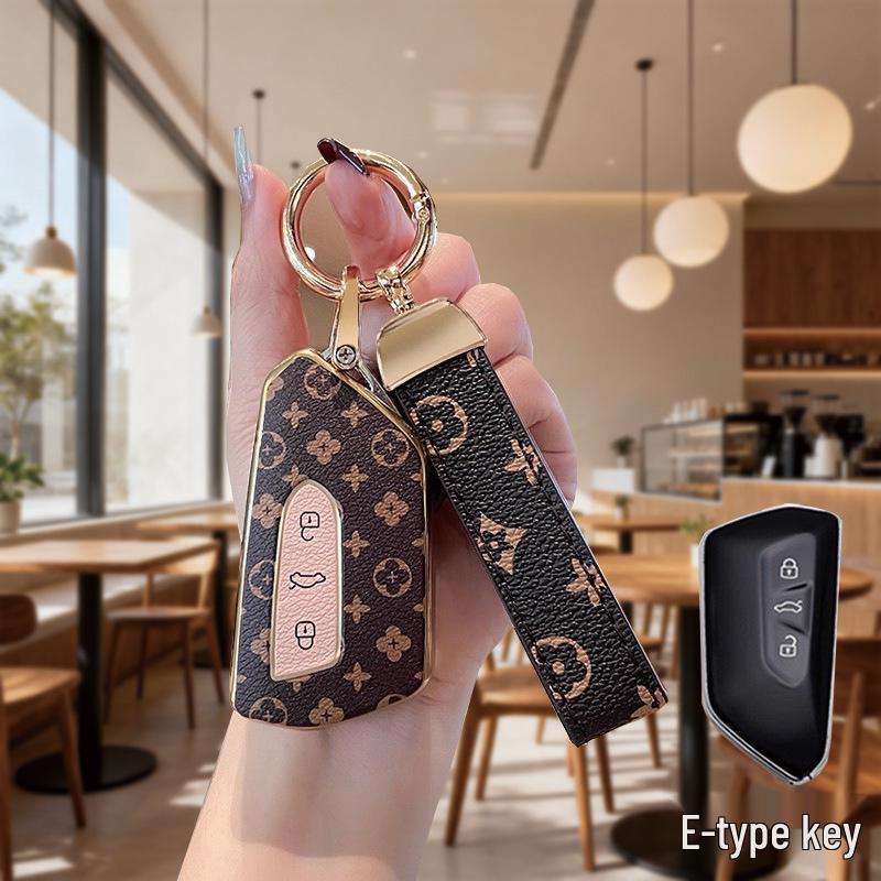 Volkswagen & Range Rover Key Cover for Tiguan L, Lavida, Magotan, Sagitar, T-Roc, Teramont, Tayron, Passat.
