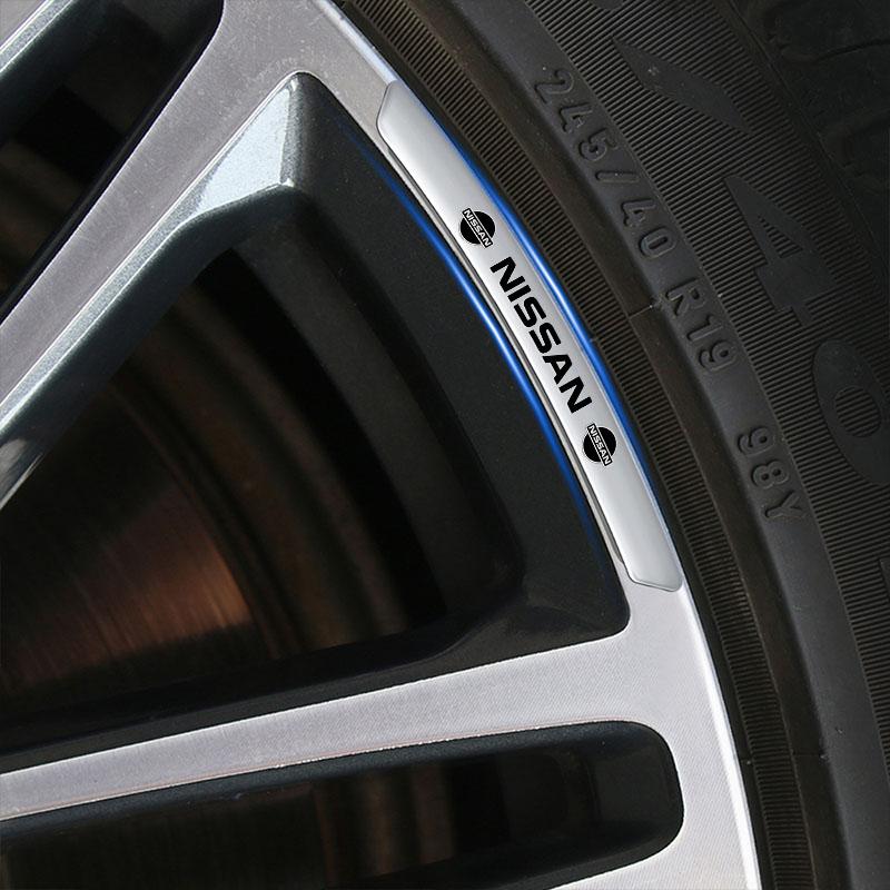 4 шт. Значок ступицы колеса автомобиля Наклейки 3D на обод шины Аксессуары Стайлинг Для Nissan Nismo Qashqai X J10 Trail Tiida Juke Teana Pulsar Altima