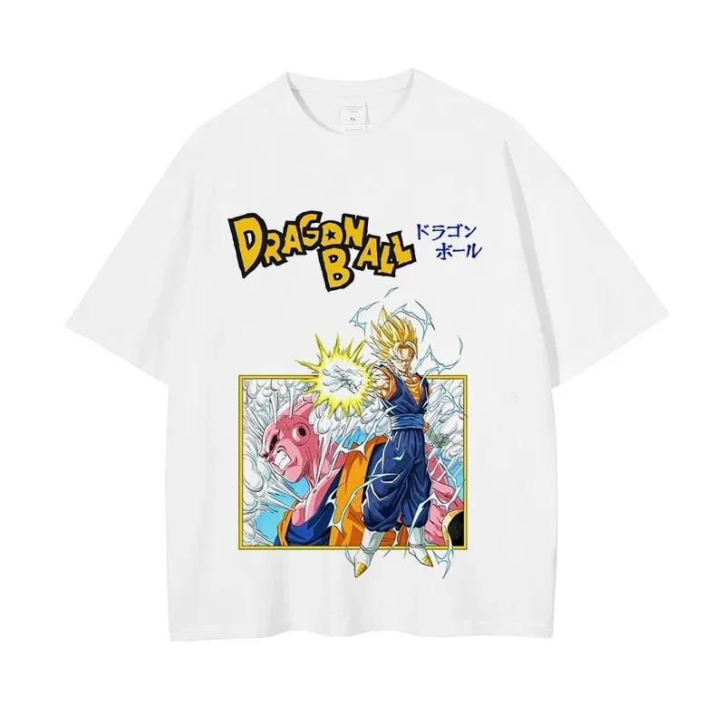 Hot Sale Anime Dragon Ball Majin Buu Hercule Manga Graphic Print T-shirt Men Women Streetwear Y2k Harajuku Fashion Casual Oversized Top Summer New Tee