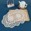1PC Hand Crocheted Doily Vintage Cotton Crochet Table Place Mat Wedding Napkins Cloth Lace Placemats Decorative