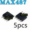 5 шт. оригинальный MAX487ESA SOP8 RS-422/RS-485 MAX487 Трансиверный чип SOP8, 8 выводов, маломощный трансивер