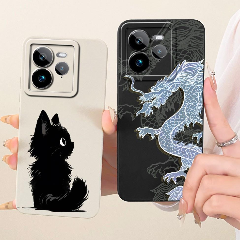 Чехол Для Realme GT7 Pro 5G Чехол Модный Мультяшный Милый Забавный Расписной Силиконовый Чехол Для Realme RMX5011 RMX5010