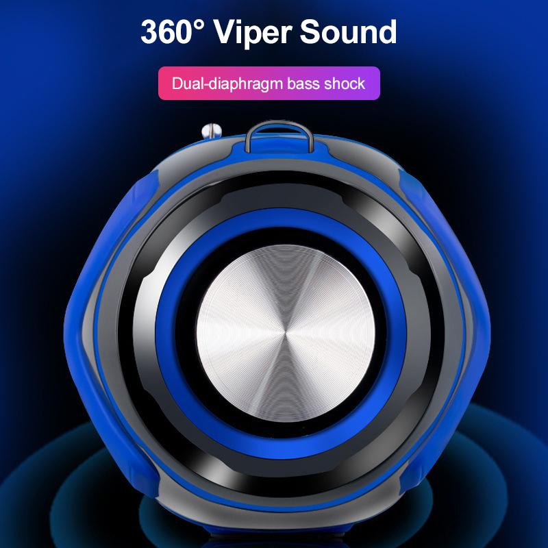 Усовершенствованный компьютерный бум-бокс для ПК, музыкальный центр, радио, высокая мощность, 40 Вт, беспроводные Bluetooth-колонки, портативная уличная колонка, стерео сабвуфер
