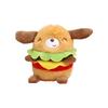 Hamburger Dog Panda Plush Keychain Animal Toy Pendant Cartoon Gift Decoration