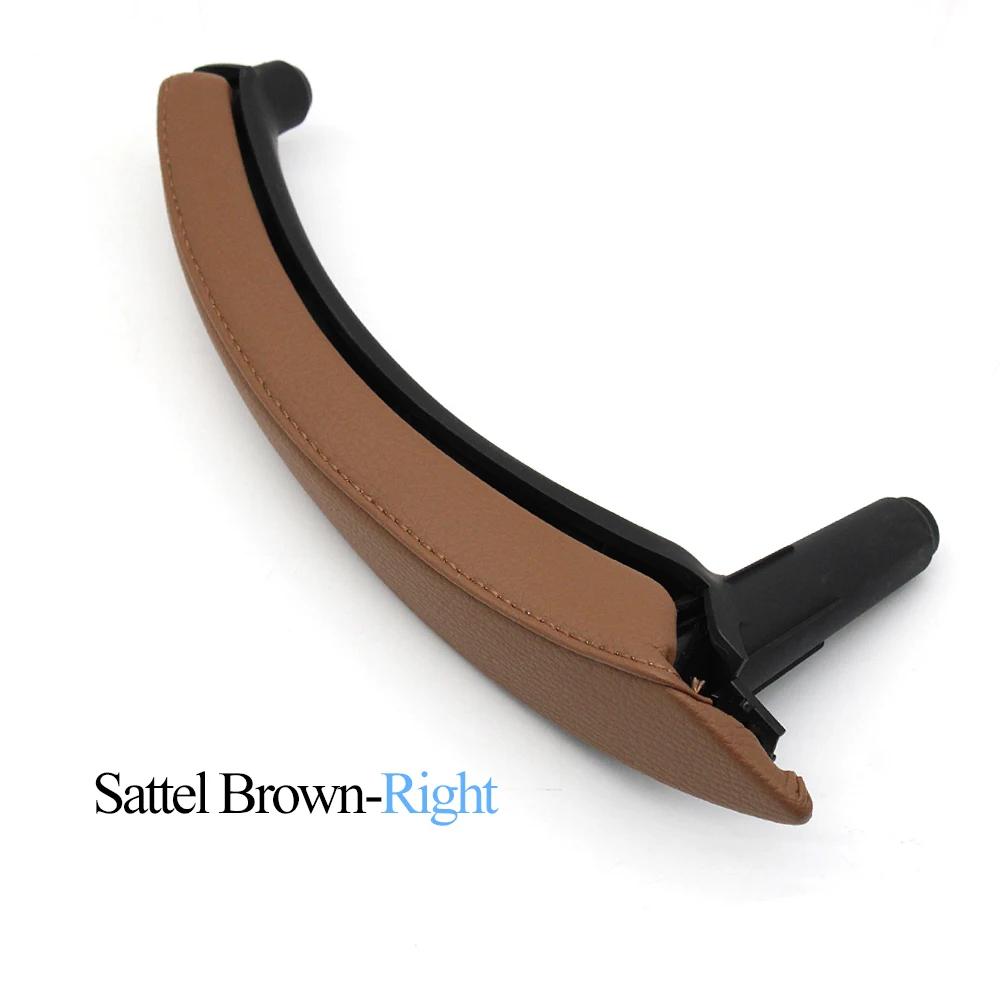 For BMW X5 X6 E70 E71 E72 2007-2013 Upgraded Car Left Right Passenger Door Pull Handle with Leather Cover Trim Replacement