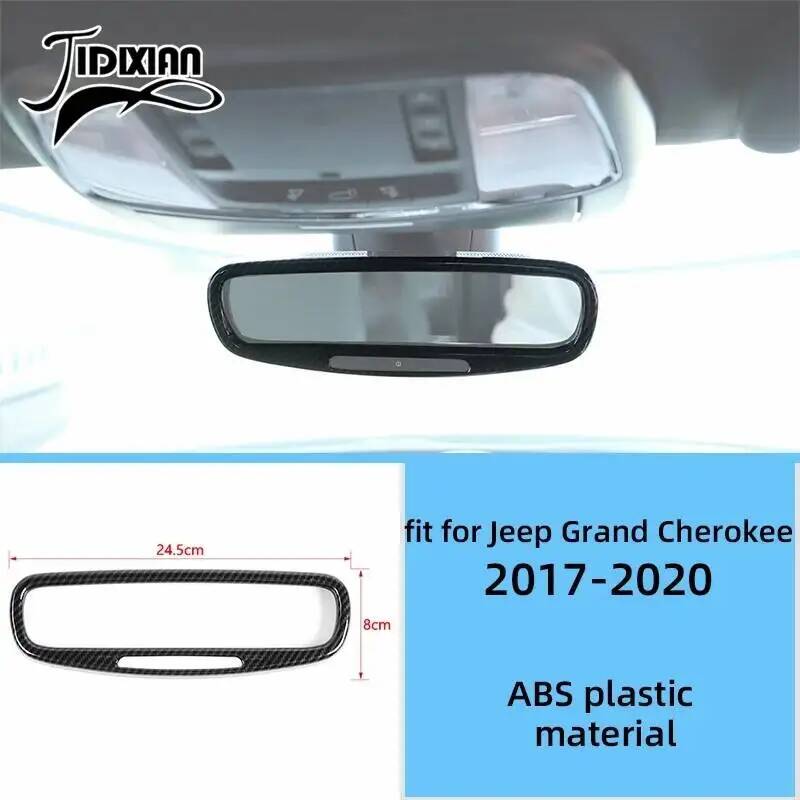 JIDIXIAN Carbon Fiber Grain Interior Decoration Cover for Jeep Grand Cherokee 2011 2012 2013 2014 2015 2016 2017 2018 2019 2020 we1