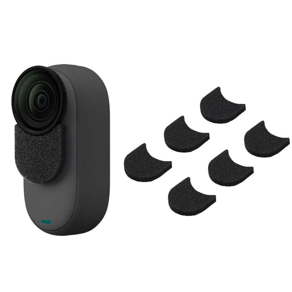 6Pcs Audio Kit Windproof Cotton Noise Reducer Sponge for Insta360 GO 3/3S Thumb Camera Accessories