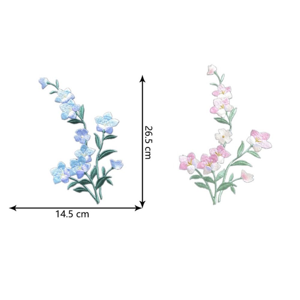 Элегантные Аппликации для Одежды Нашивные Заплатки на Одежду Тканевая Наклейка Вышитые Заплатки с Цветами Шитье