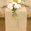 Оригинальная винтажная мешковина дорожка на стол - Декор для фермерской свадебной вечеринки