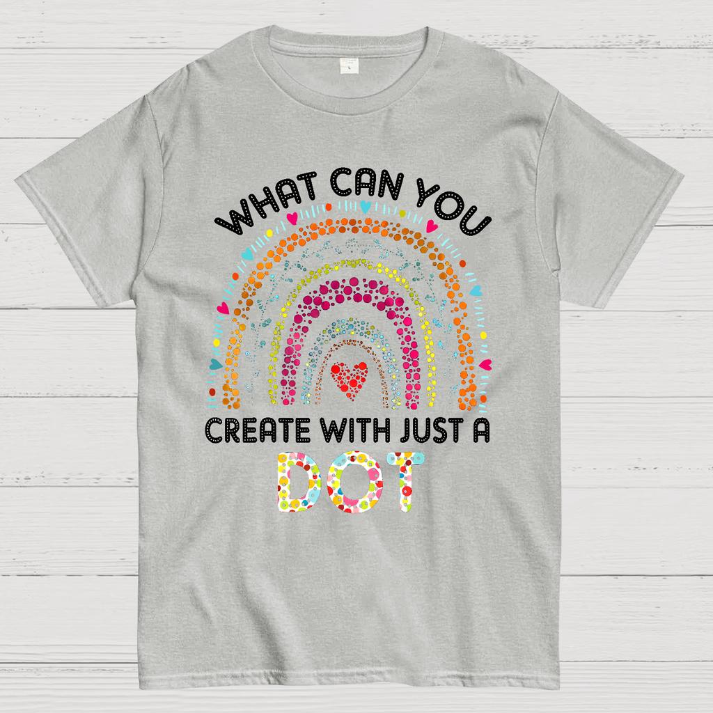 Happy International Dot Day Cotton Summer Casual Cool Loose T-Shirt