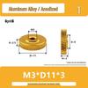 Алюминиевый сплав Ручная затяжка Рифленая ступенчатая гайка (M3-M10)