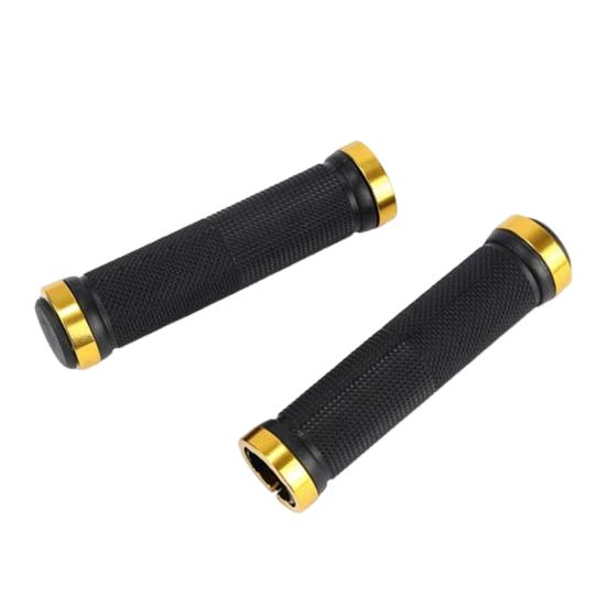 1 пара чехлов на ручки велосипеда с заглушками, инструмент-отвертка, нескользящая резина, алюминиевый сплав, для MTB, шоссейного, горного велосипеда