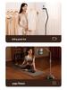 Universal Mobile Device Floor Stand with Telescopic Arm for Binge-Watching and Live Streaming
