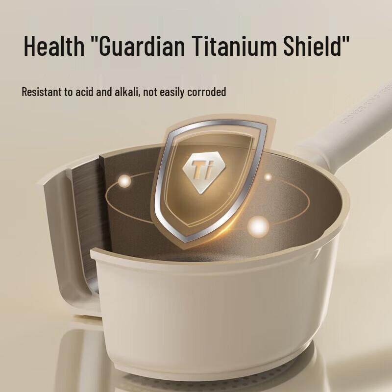 COOKER KING Titanium White Milk Pot