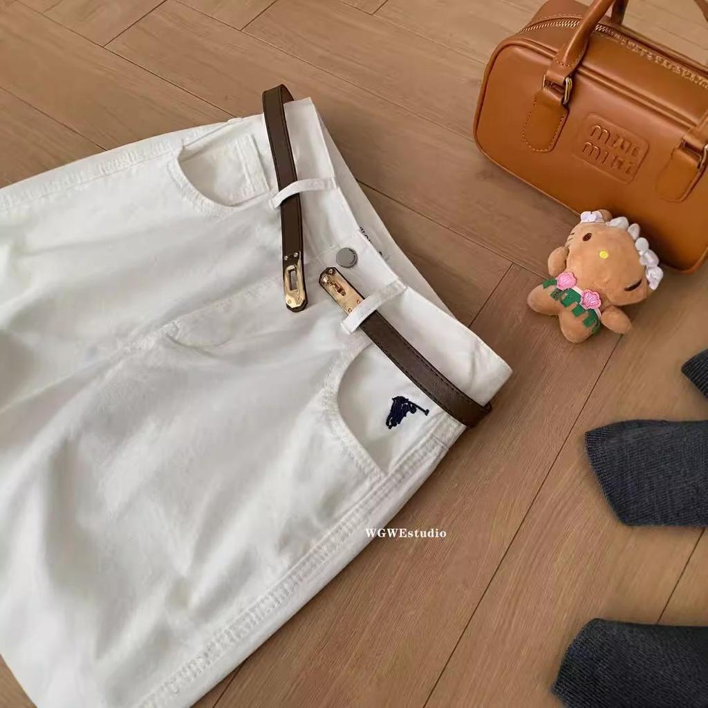 Женские широкие брюки Yuppie White - прямые повседневные осенние брюки, модель 9727