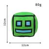 Плюшевые игрушки Geometry Dash Cube Маленькая подушка Мягкая плюшевая кукла Квадратный кулон Игра Милый домашний декор Детский подарок на день рождения