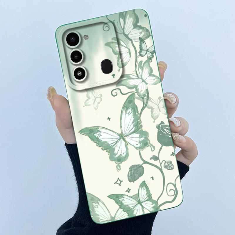 Чехол для телефона Tecno Spark 8C KG5k KG5j Милая Панда Девочки Кошки Жидкий Силикон Задняя Крышка Для Tecno Spark Go 2022 Spark8C Funda
