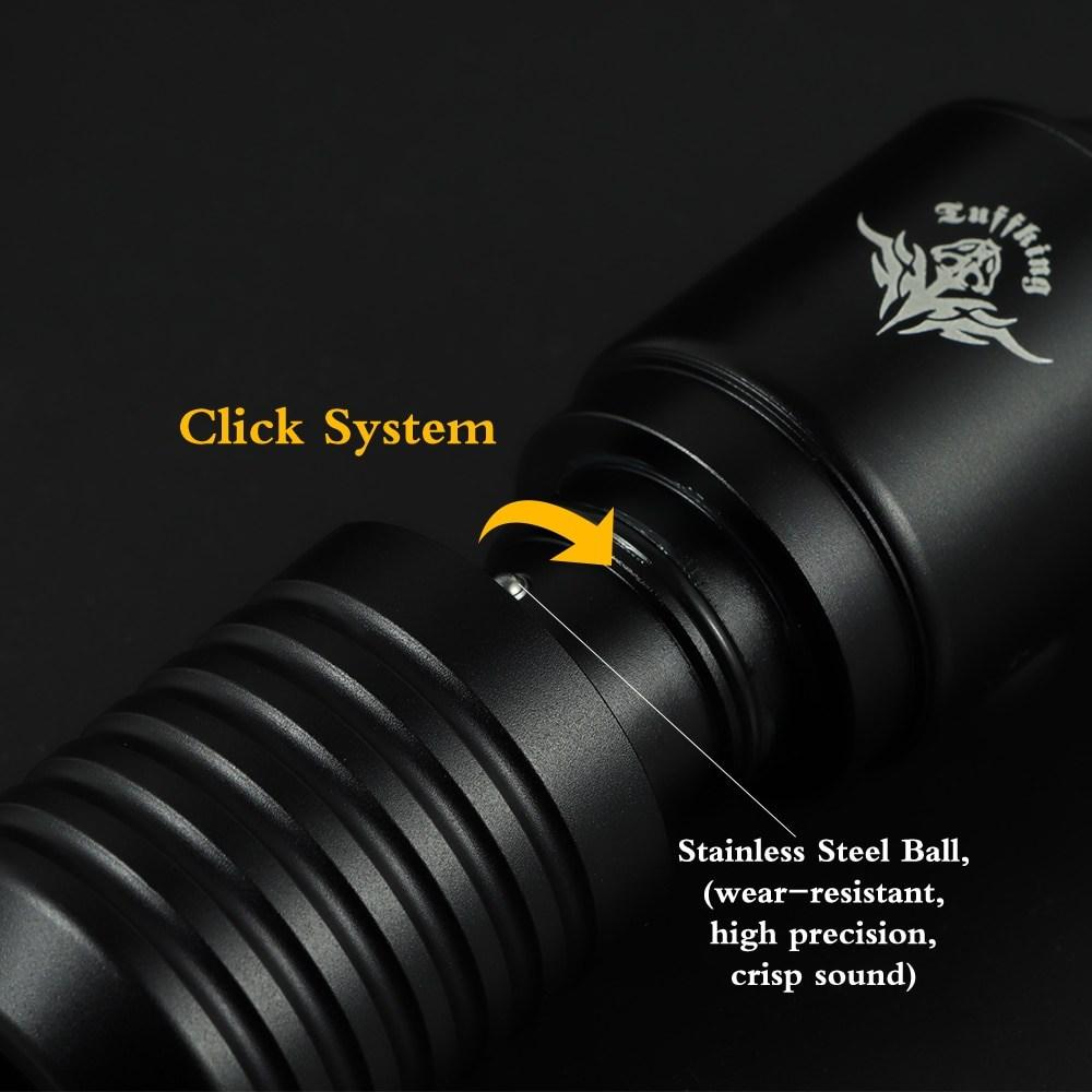 Легкая беспроводная тату-машинка Полный комплект, Регулируемая скорость вращения, Водонепроницаемый аккумуляторный набор ручек, Картриджные иглы для боди-арта, 1. DC Черный, 1 штука