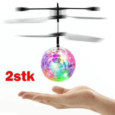 LED Flying Ball Infrared Induction Aircraft Gesture Control Toys Luminous Flight Balls Electronic Colorful Light Mini Helicopter