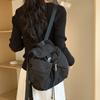New Drawstring Small Backpack Girls Trend College Backpack Versatile Class Nylon Bag
