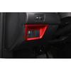 For Honda Accord 10th 2018- ABS Red Headlight Switch Control Frame Trim 1PCS