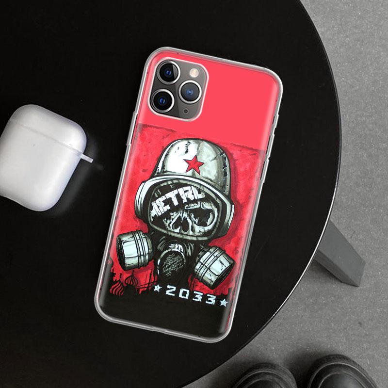 Чехол для телефона Metro 2033 для iPhone 11 12 13 Mini 14 15 Plus 16 Pro Max 17 Air 7 8 + SE Художественный Индивидуальный Fundas 11 12 13 Mini 1