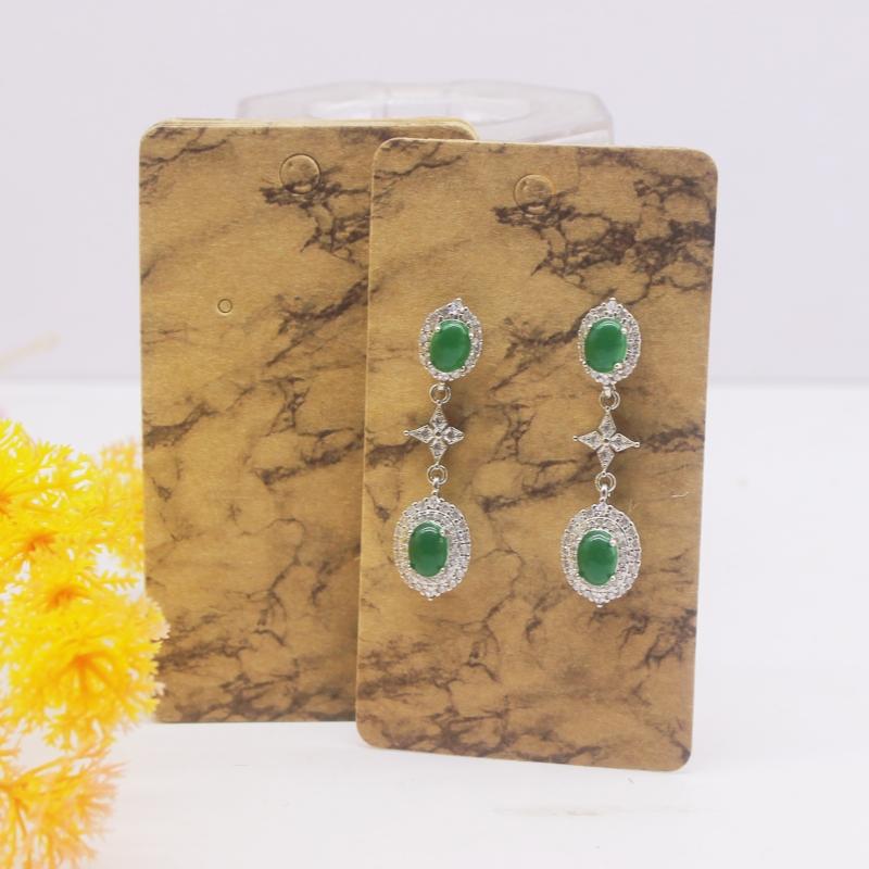 50pcs 5x9cm Earrings Cards Paperboard Jewelry Newest Arrived Popular Display Cardboard Hot Sale Fashion Design Delicate Cards