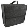 AllBright Car Bag Box Trunk Case Car Tools Tools Small Items Organization Mobile Car Wash Felt Gray In-Car