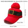 Red Knitted Christmas Hat Dress Up Santa Claus Cap Women Men Knit Christmas Beanie  Outdoor
