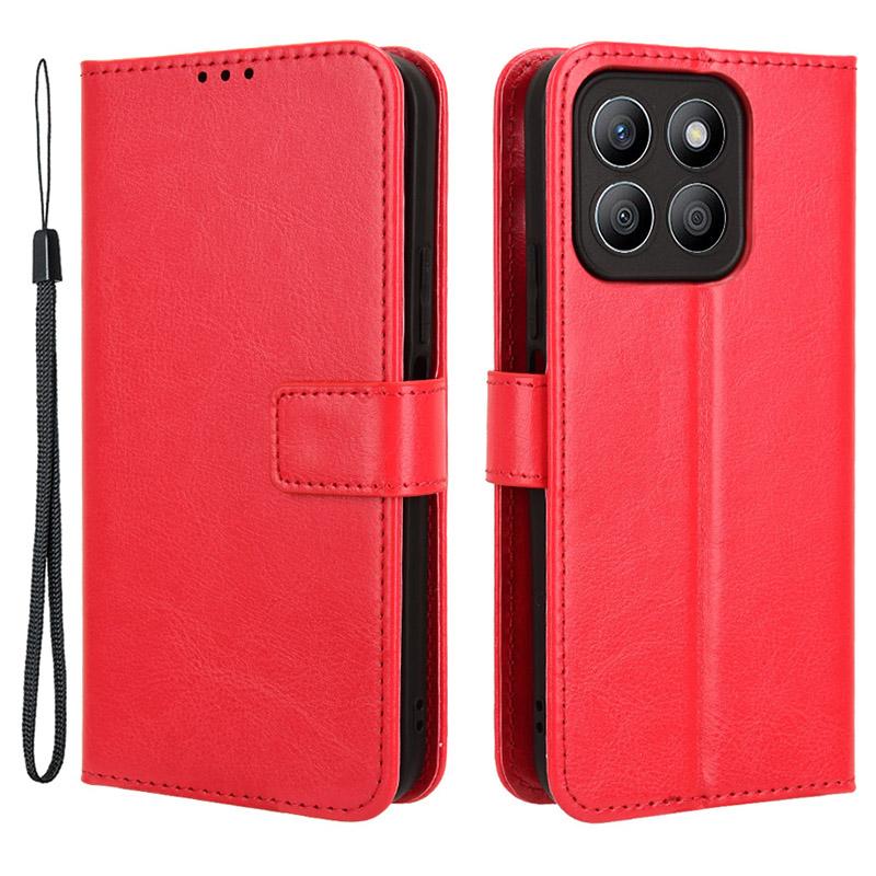 Чехол для мобильного телефона Honor X8b 4G, кожаный защитный чехол с магнитной застежкой и подставкой-кошельком