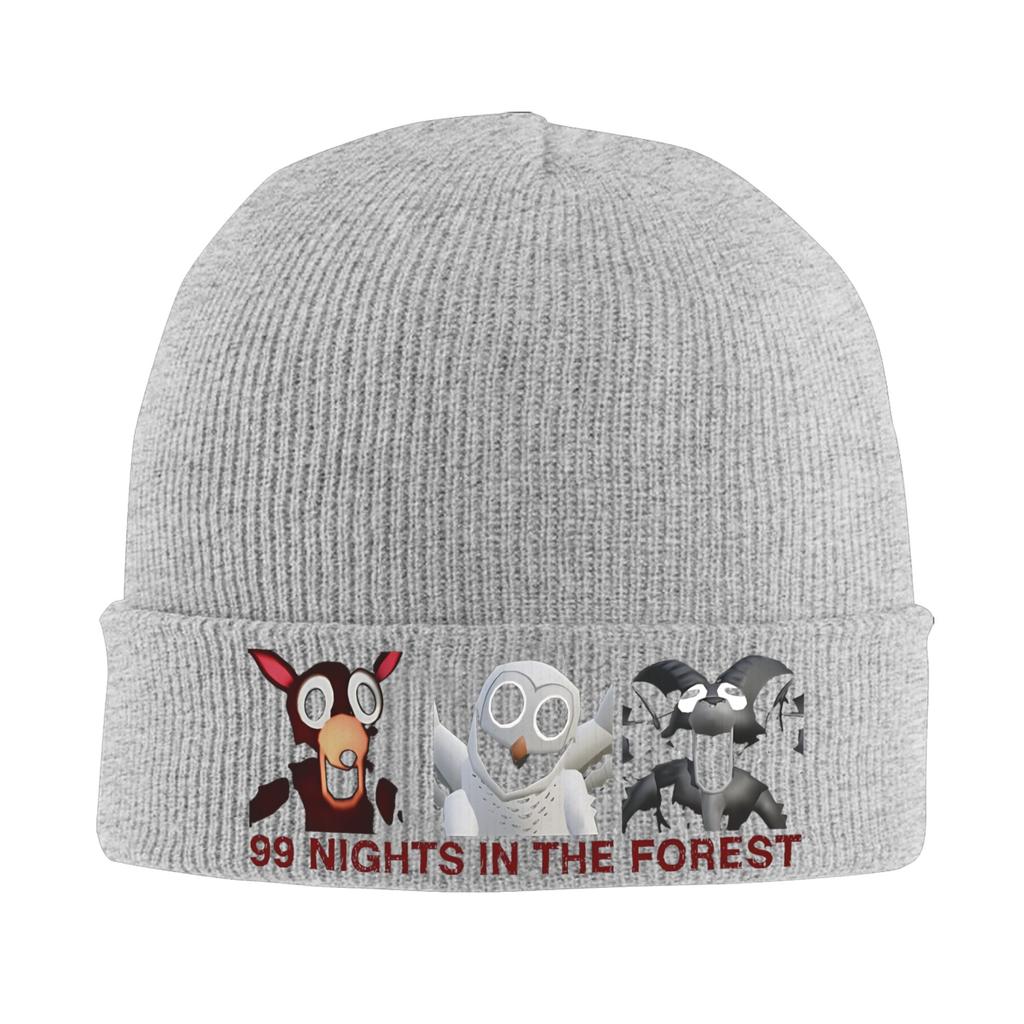99 Nights in the Forest Knit Hat  Beanie Hats Hippie Elastic Unisex Adult Bonnet Hats Autumn Winter Funny Caps Gift