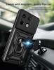 For Xiaomi Redmi Note 13 12 Pro Plus 5G 4G Case Car Magnetic Ring Holder Slide Camera Armor Shockproof Xiaomi POCO M6 X6 Pro