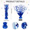 6Pack Blue Star Foil Spray Centerpiece Table Decoration Metallic Foil Spray Centerpiece Metallic Plastic Centerpiece Blue Star