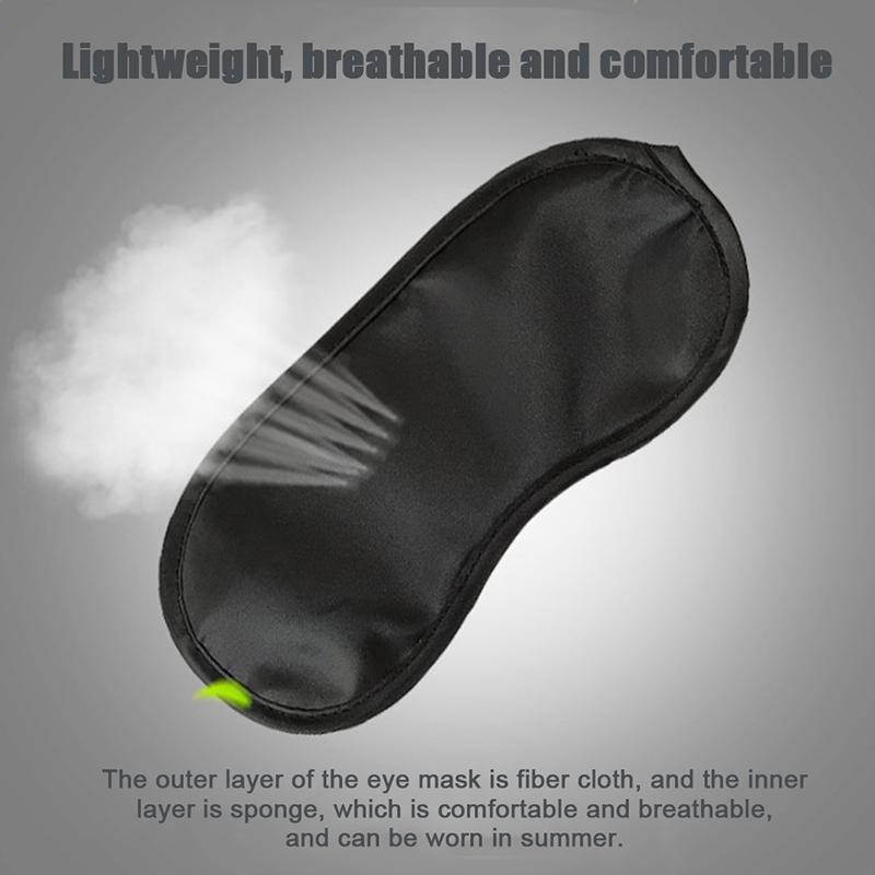 Polyester Blackout Eye Mask Sleep Color Travel Eye Mask