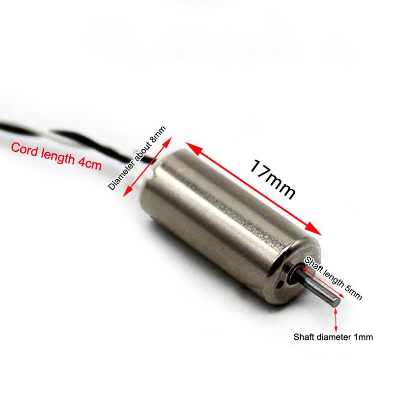 1 Set Diy Accessories Motor For Rc Hm 40000-50000Rpm 612 716 Accommodate Coreless Cup Dc3.7V Different Speeds