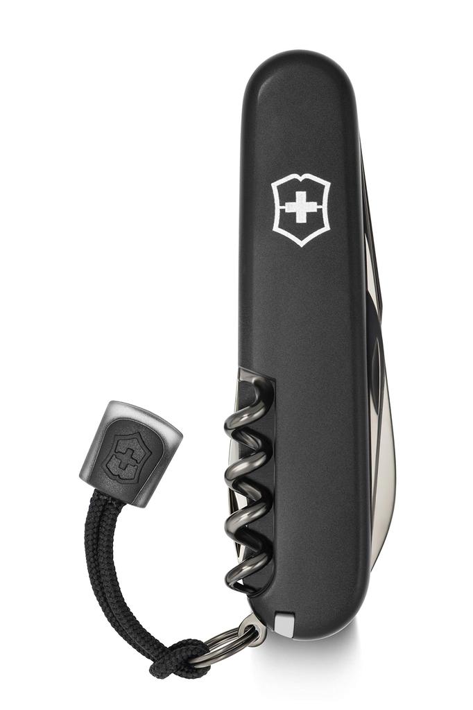 VICTORINOX CARBON Механические Автоматические Часы с Карбоново-Черным Черным Каучуком и Набором I.N.O.X. Мужской корпус, циферблат, ремешок, мультитул (241866.1)