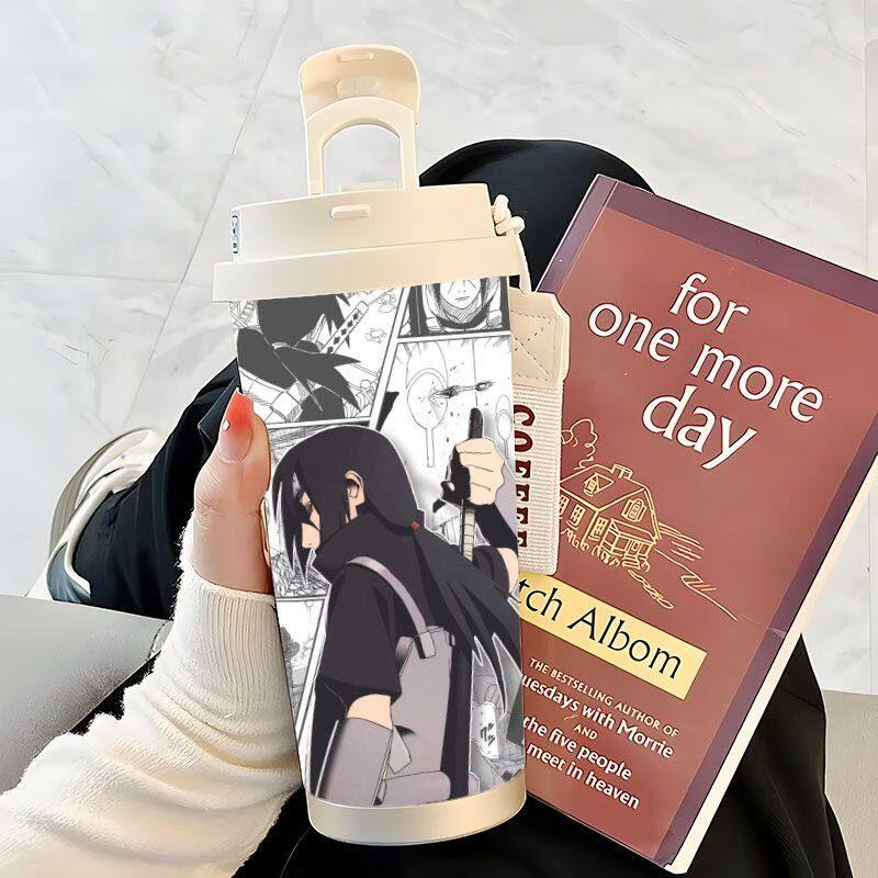 Naruto 316 Liner Good-looking Lanyard Water Cup Portable Large Capacity Vacuum Cup Student Cartoon Stainless Steel