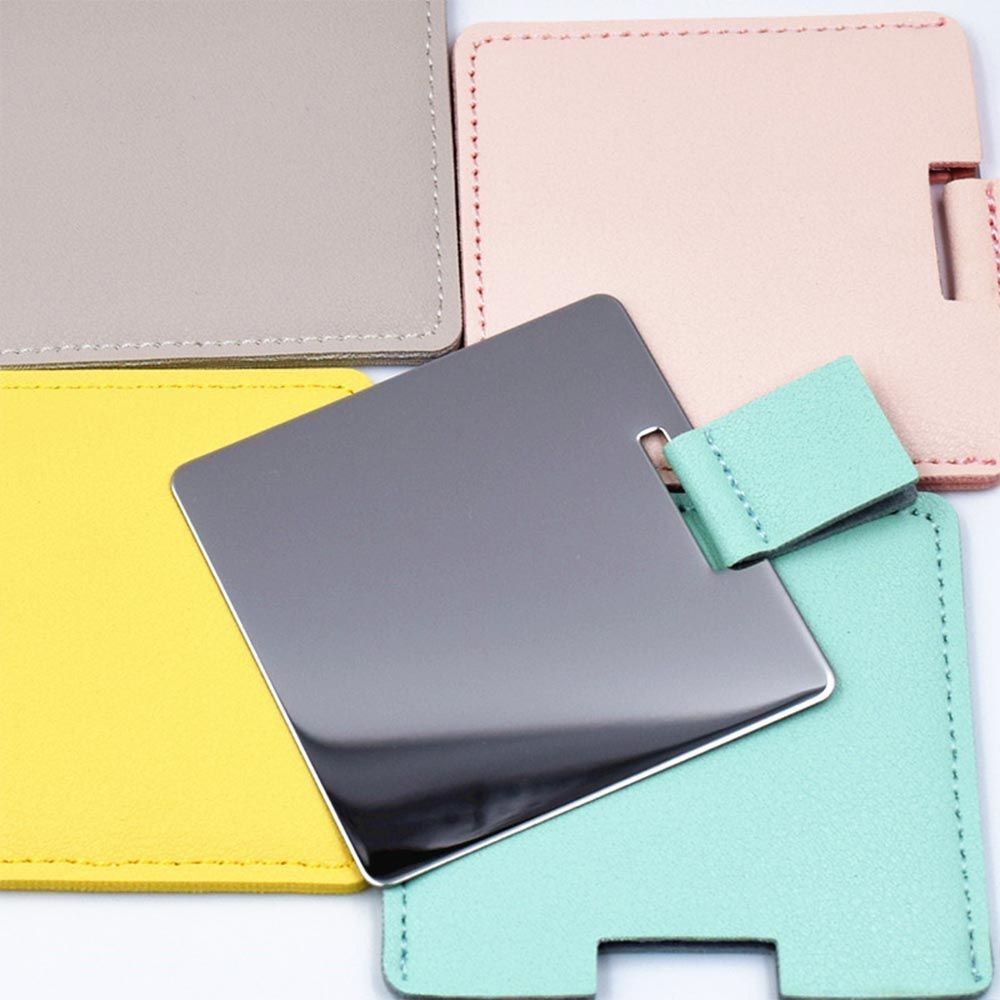 Beauty Drop Resistant Stainless Steel Mirror Compact Pocket Mirror Cosmetic Mirror Makeup Mirror