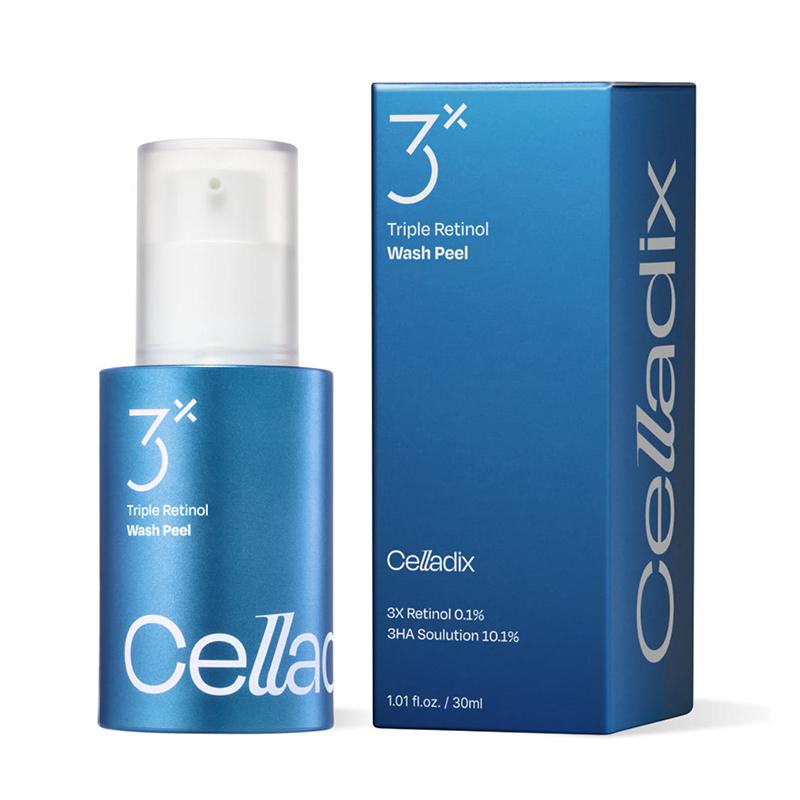 CELLADIX Тройной ретинол гель для умывания пилинг 30 мл (1 шт.)