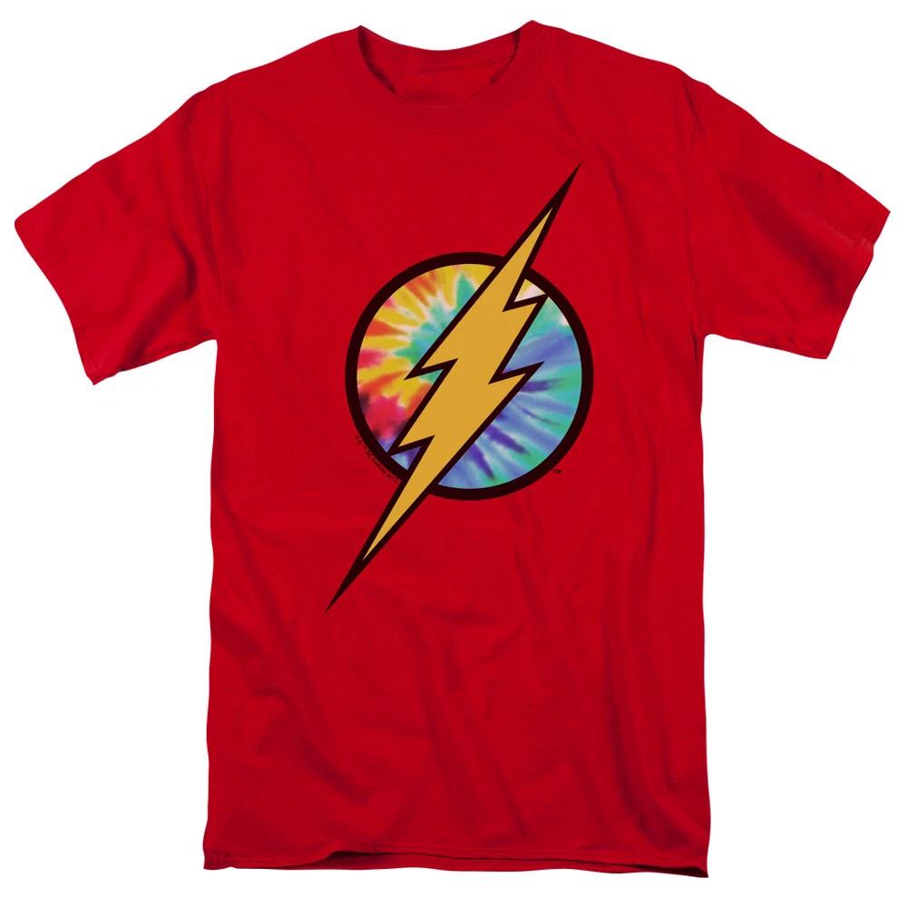 The Flash "Flash Tie Dye Logo" T-Shirt- Regular or Tank - to 5X