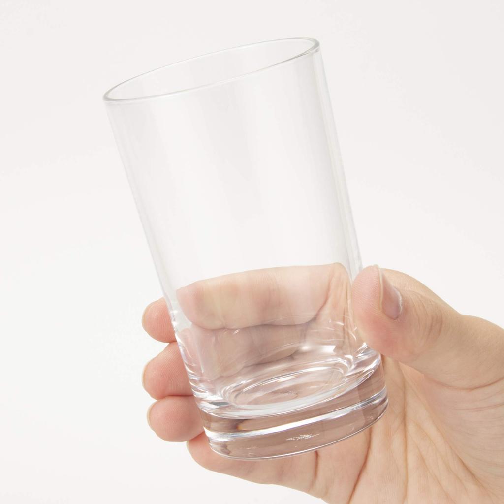 Стакан Toyo Sasaki Glass Sun Ace, 190 мл, набор из 6 шт. Сделано в Японии, можно мыть в посудомоечной машине, небьющийся стеклянный стакан, коммерческий стакан 08206HS