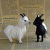 Simulation Goat Plush Toys Creative Goat  Figurine Home Decoration Goat Plush Doll  Yard