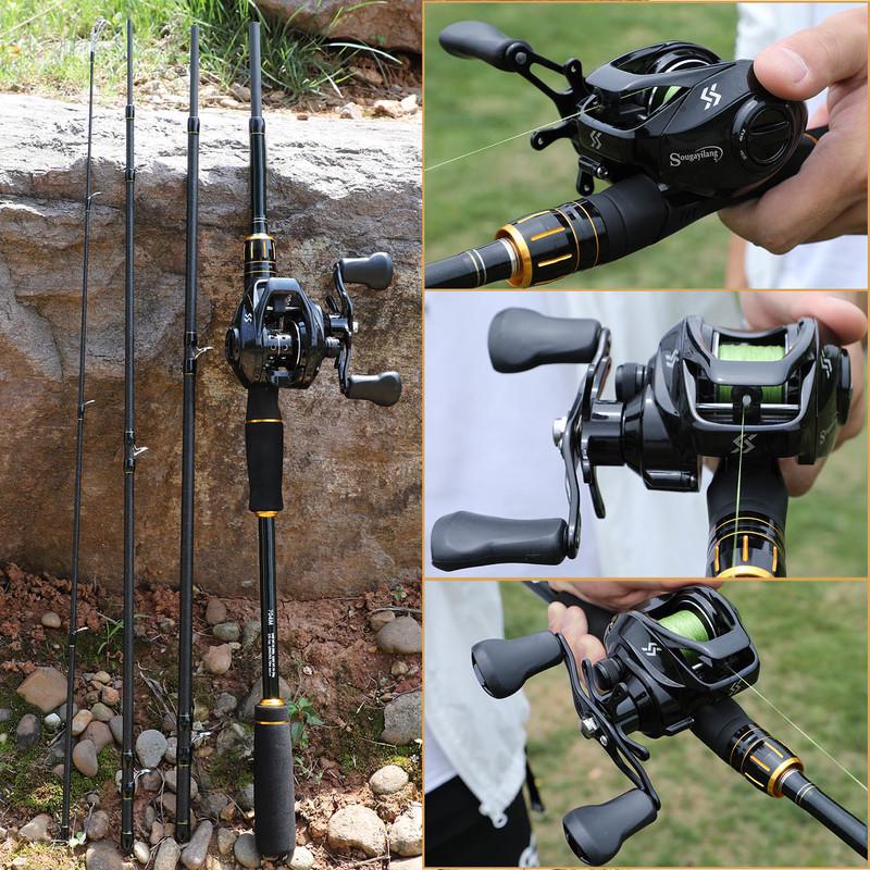 Набор удочек и катушек, золотые рыболовные снасти для улицы, аксессуары для морской рыбалки, инструменты для ловли окуня