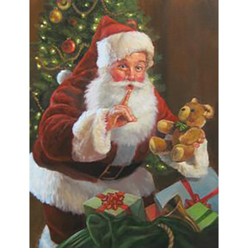 DIY Рождественская алмазная живопись 5D Санта-Клаус Алмазная вышивка Мозаика Набор для вышивки крестом Ремесла Подарок Настенное искусство Домашний декор