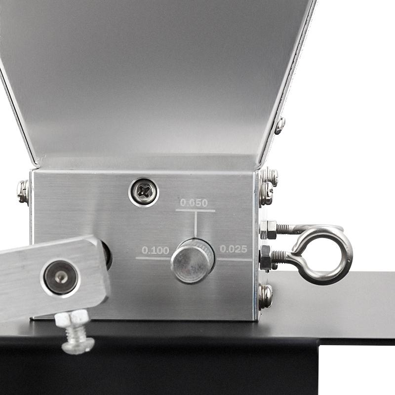 Aluminum Base for 2-roller malt mill,Homebrew Grain Mill Barley Crusher Black Metal Base Best Designed for 5 Gallon Bucket