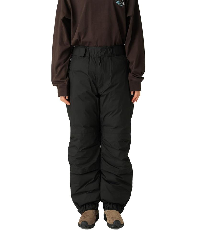 Snow Peak Weatherproof Down Pants Down Long Down Size M GORE-TEX PA-25AU018 - Men's/Women's Pants, Pants, Insulated, BLACK,